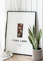 Cuba Libre Cocktail Poster