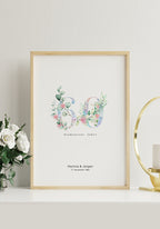 Diamant Hochzeit - Personalisierbares Poster personalisierbar