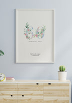 Diamant Hochzeit - Personalisierbares Poster 60 Jahre