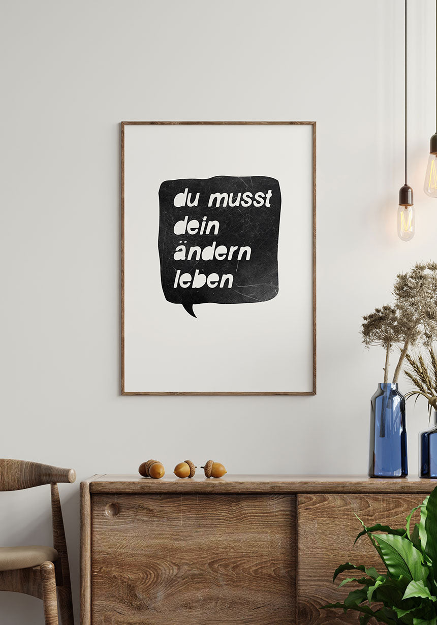 poster you need to change your living room