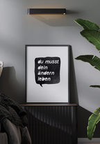 poster you need to change your living in the bedroom