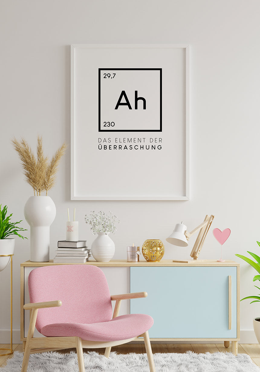 Ah the element of surprise poster funny poster