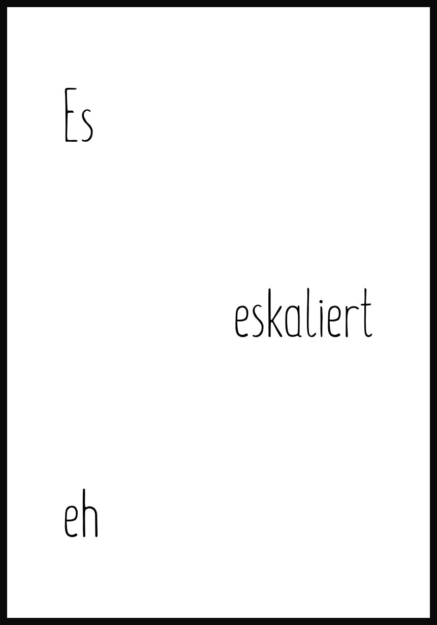 Escalated eh poster