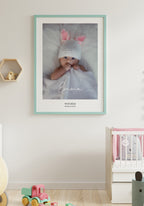 Personalisiertes Baby-Geburtsposter mit Bild und Namen für Kinder