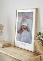 Personalisiertes Baby-Geburtsposter mit Bild und Namen für Babys