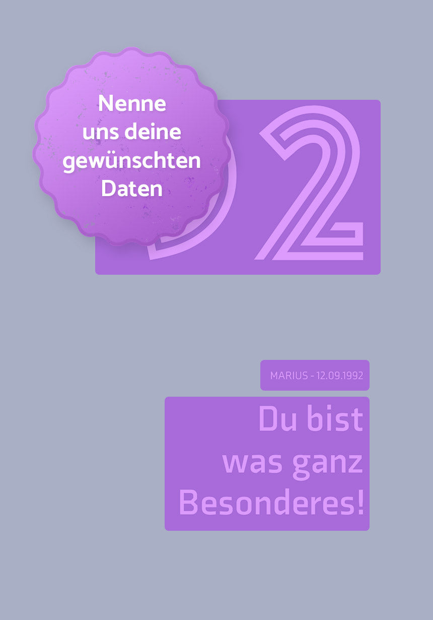 Du bist was ganz besonderes Poster Daten