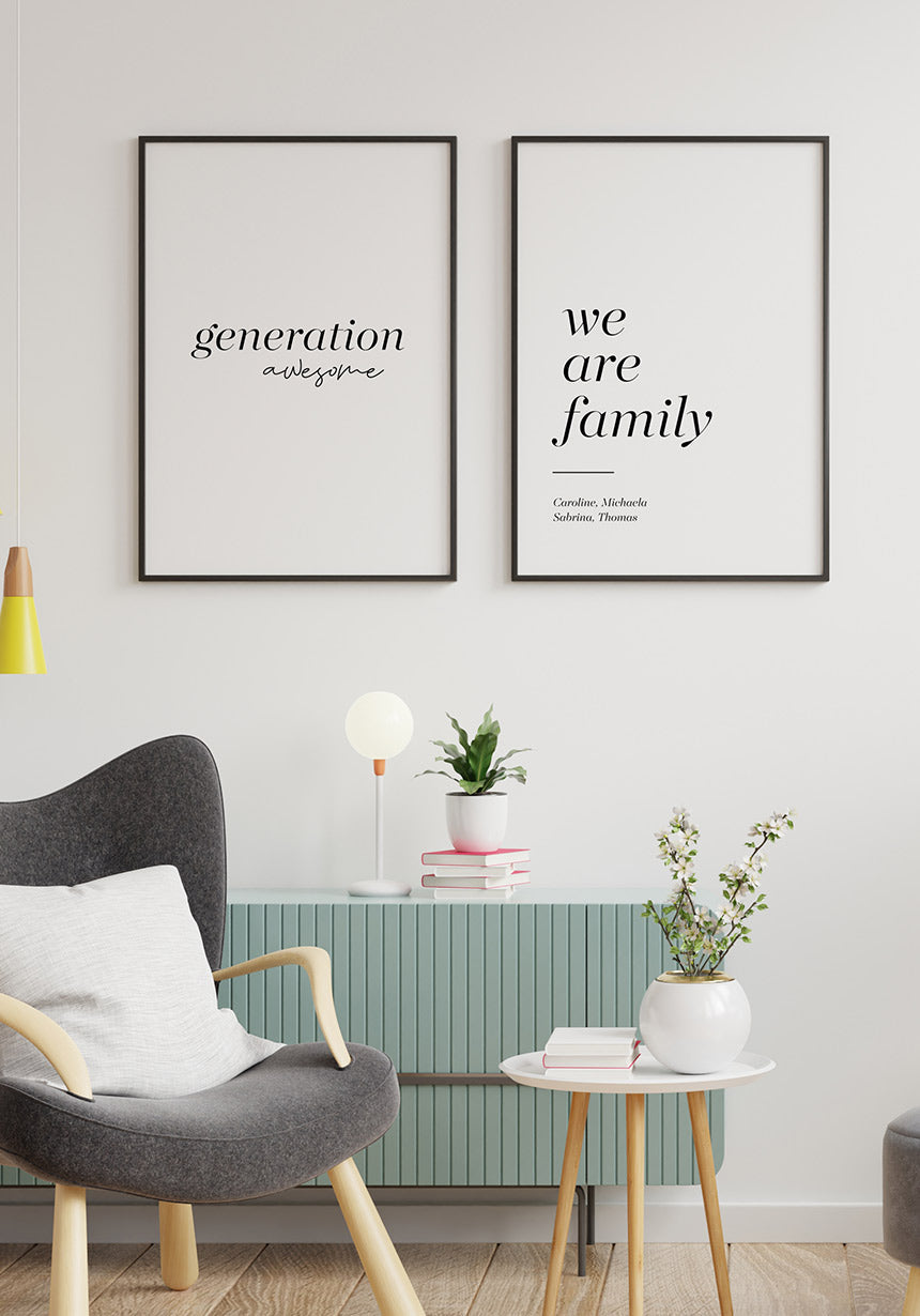Generation awesome poster combined