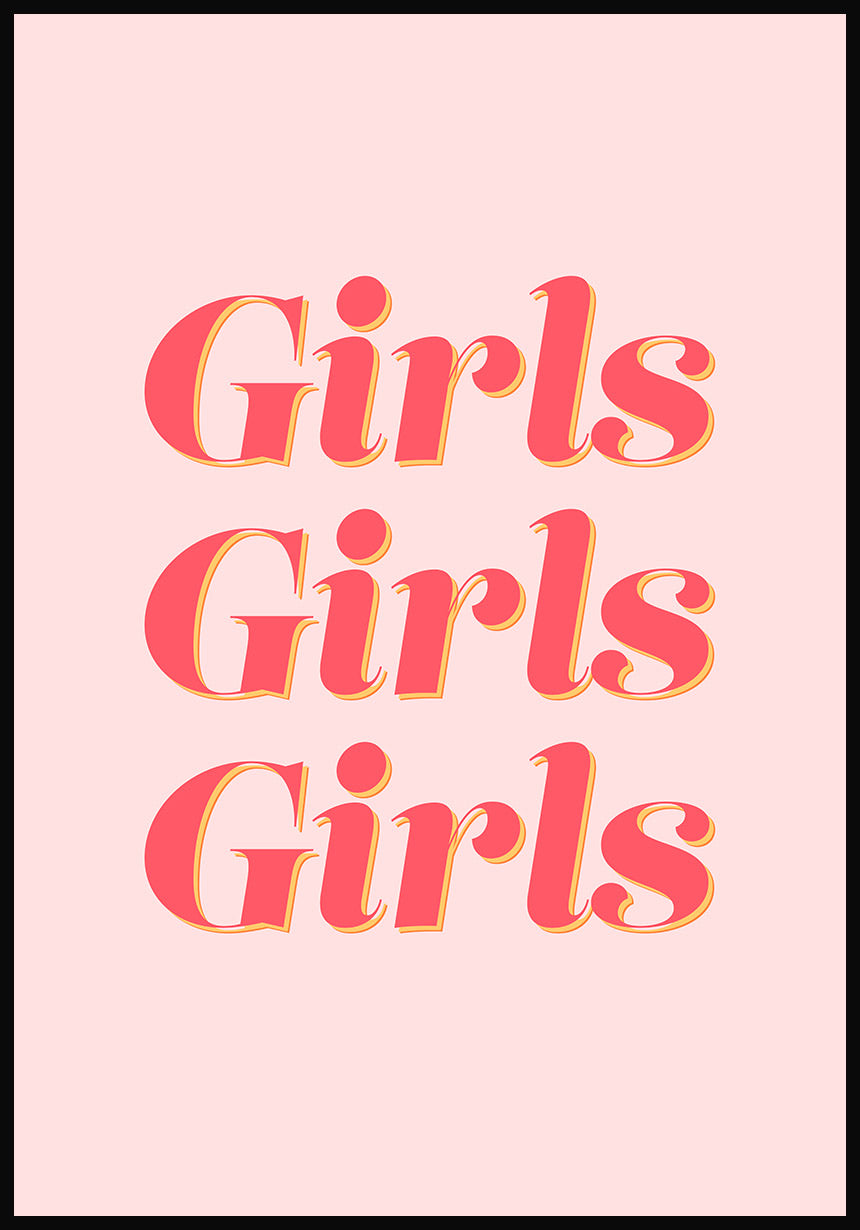 Poster Girls girls girls