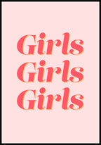 Poster Girls girls girls