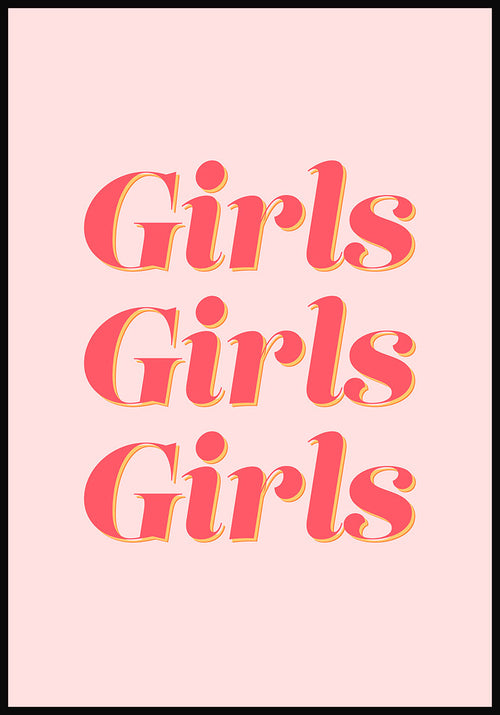 Poster Girls girls girls
