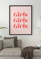 Poster Girls girls girls over the sofa