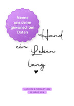 Hand in Hand ein Leben lang Poster Daten