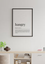 Hangry Poster for all hungry