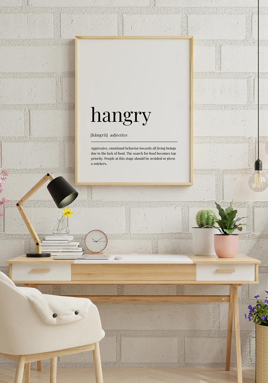 Hangry Poster beautiful gift