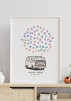 Personalisierbares Fingerabdruck-Poster Van Wanddeko