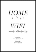 Poster home is where your wifi connects automatically