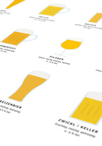 Poster Illustration Beer Types Overview