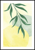 Poster Illustration Green Plant No. 2
