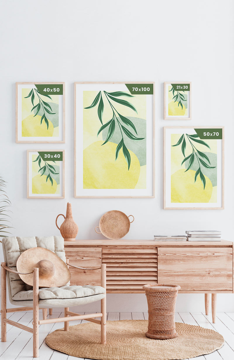 Poster Illustration Green Plant No. 2 poster sizes