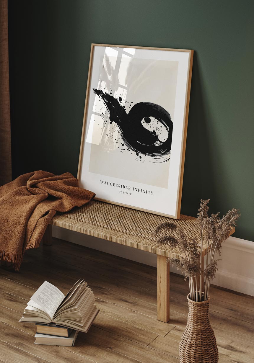 Inaccessible infinity - Abstract poster for the living room