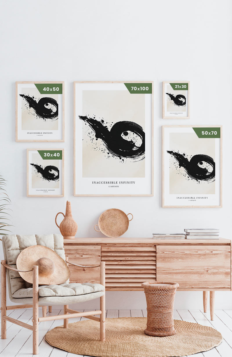 Inaccessible infinity - Poster Sizes