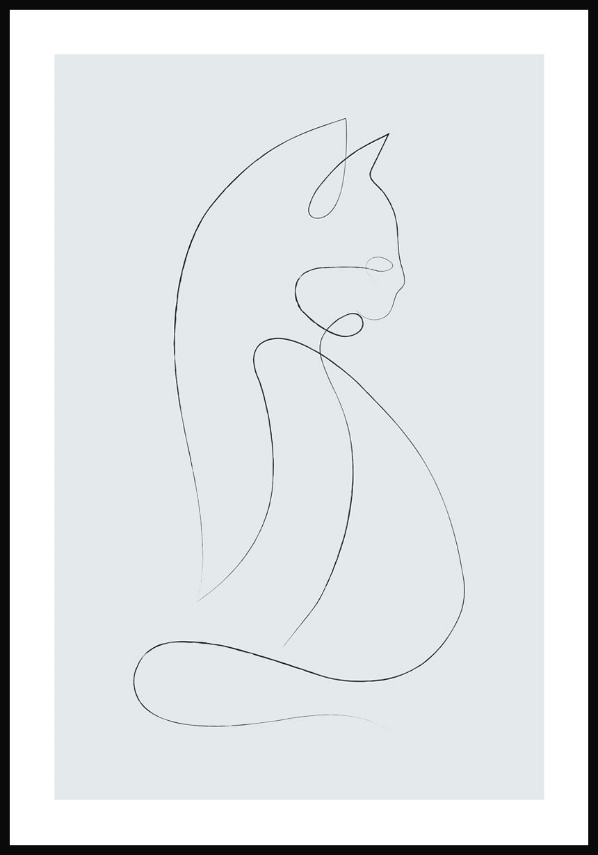 Line Art Poster