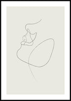 Line Art Poster face