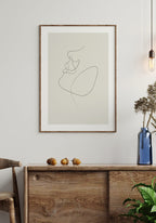 Line Art Poster face for home
