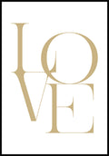 Love Typography poster