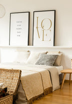 Love Typography Poster Bedroom