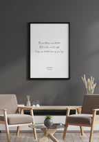 Lyric Poster Green Day Good riddance in the living room