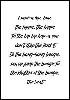 Poster lyrics rappers delight the sugarhill gang