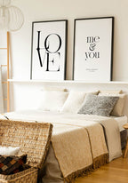 Me and You personalisierbares Poster Bilderwand