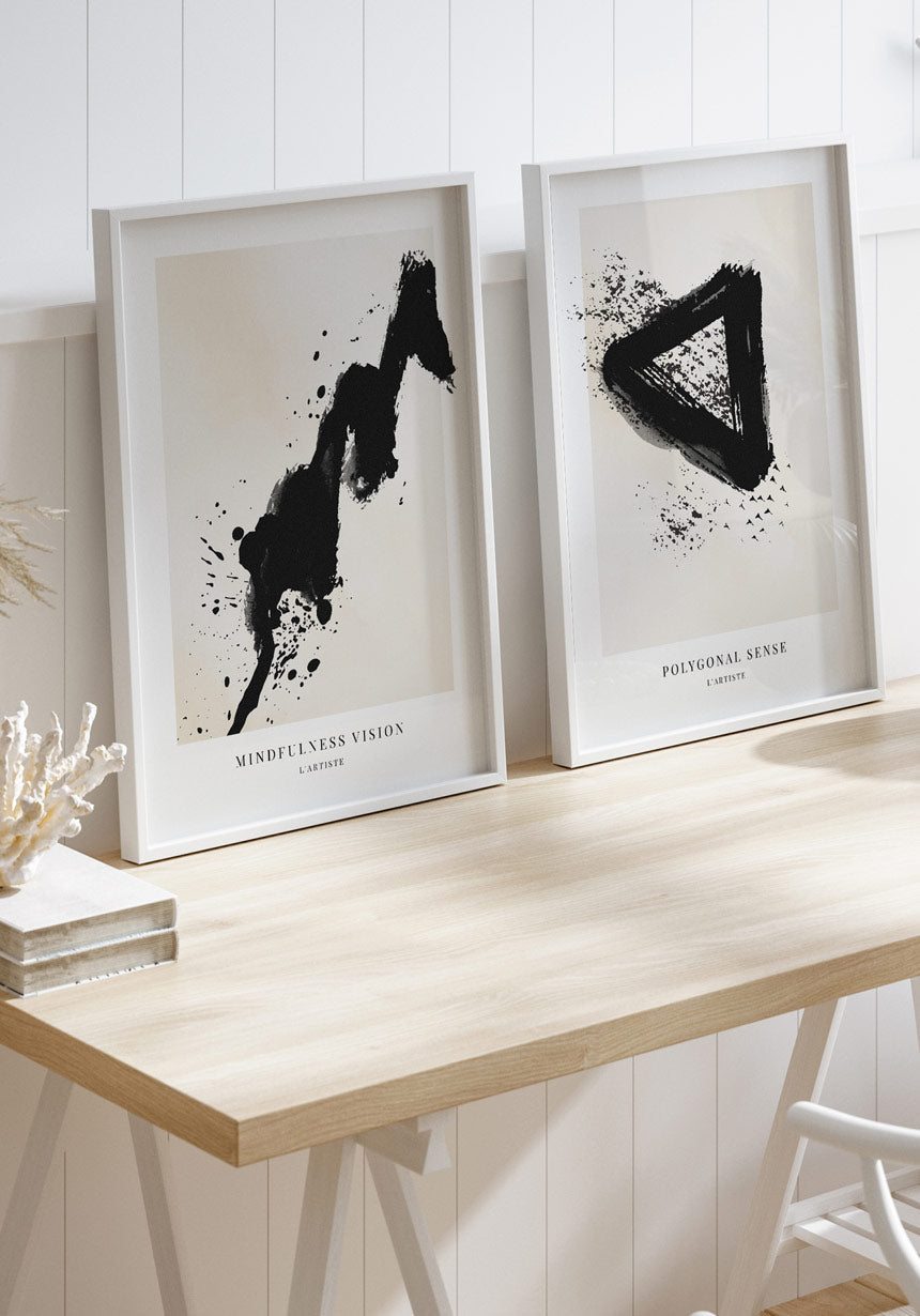 Mindfulness vision - Abstract Poster Set