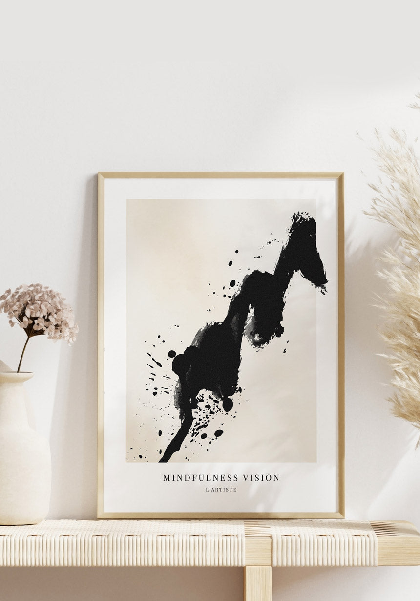 Mindfulness vision - Abstract Poster Illustration
