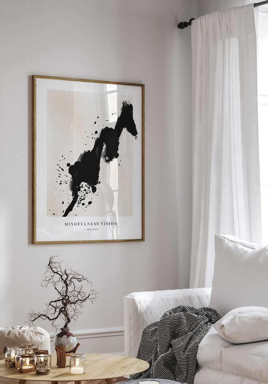 Mindfulness vision - Abstract poster for living room