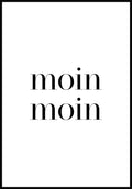 Poster moin moin typography