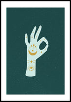 Mystical Hand Ok Poster
