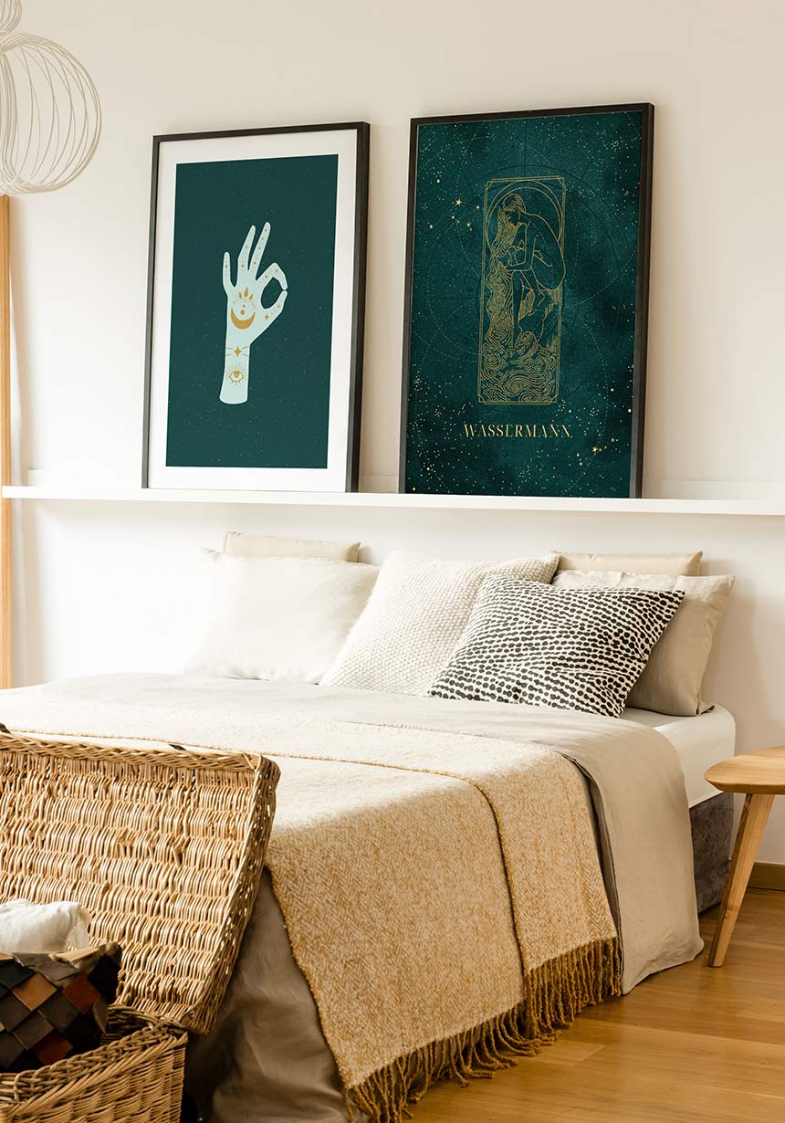 Mystical Hand Okay Poster Wall Deco