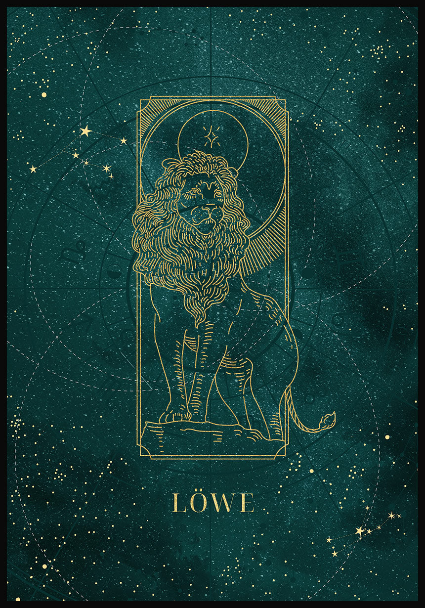 Zodiac poster lion