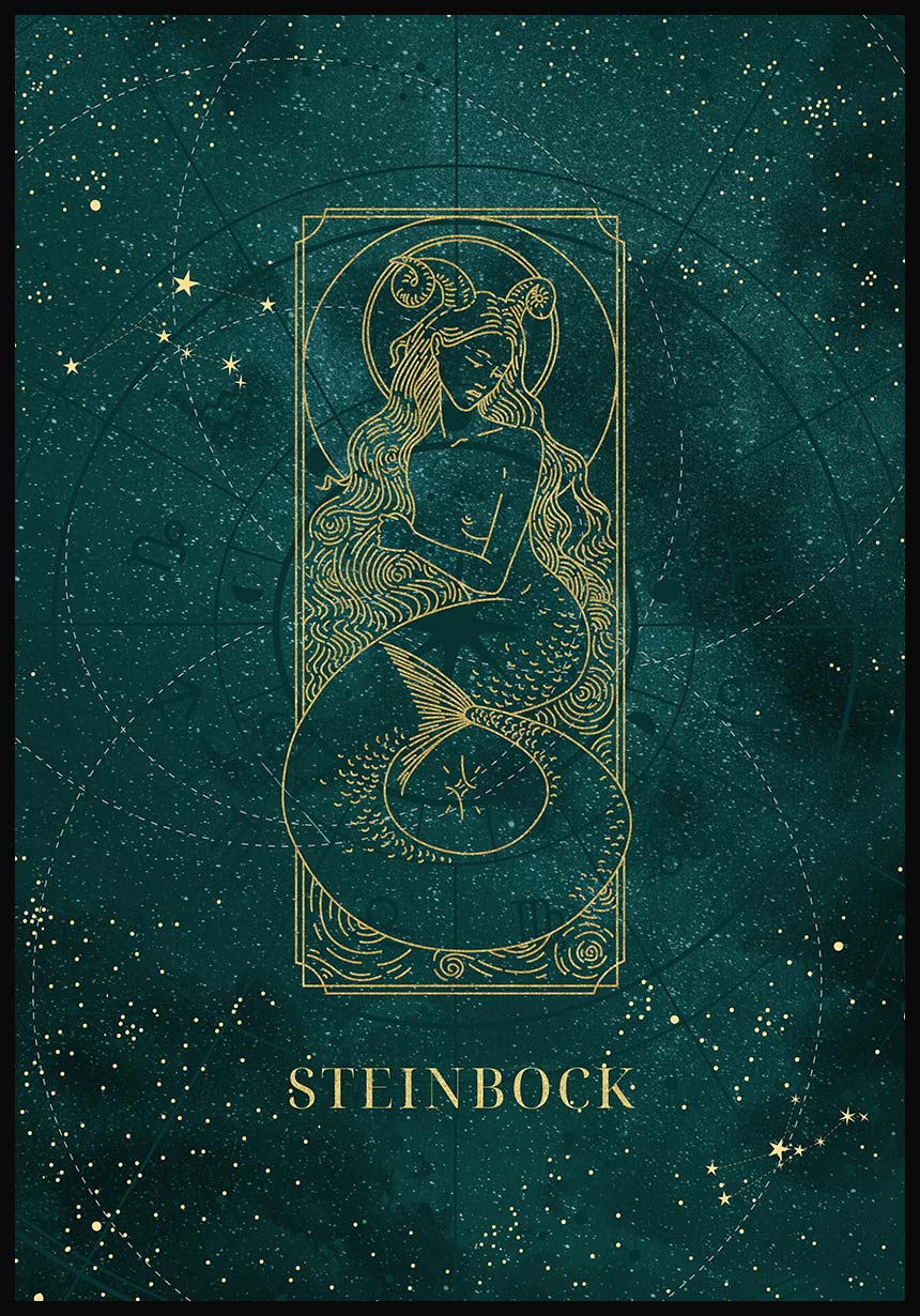 Zodiac poster Steinbock