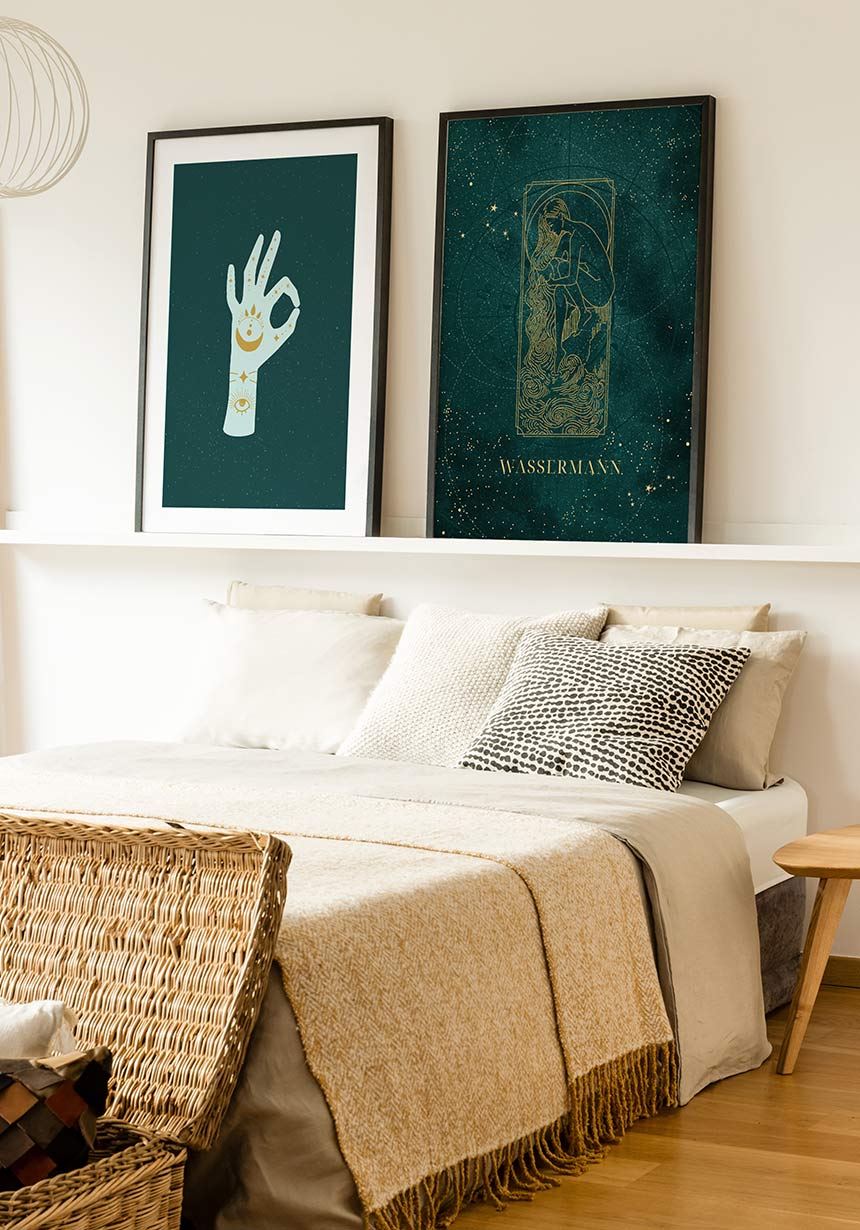 Zodiac poster picture wall