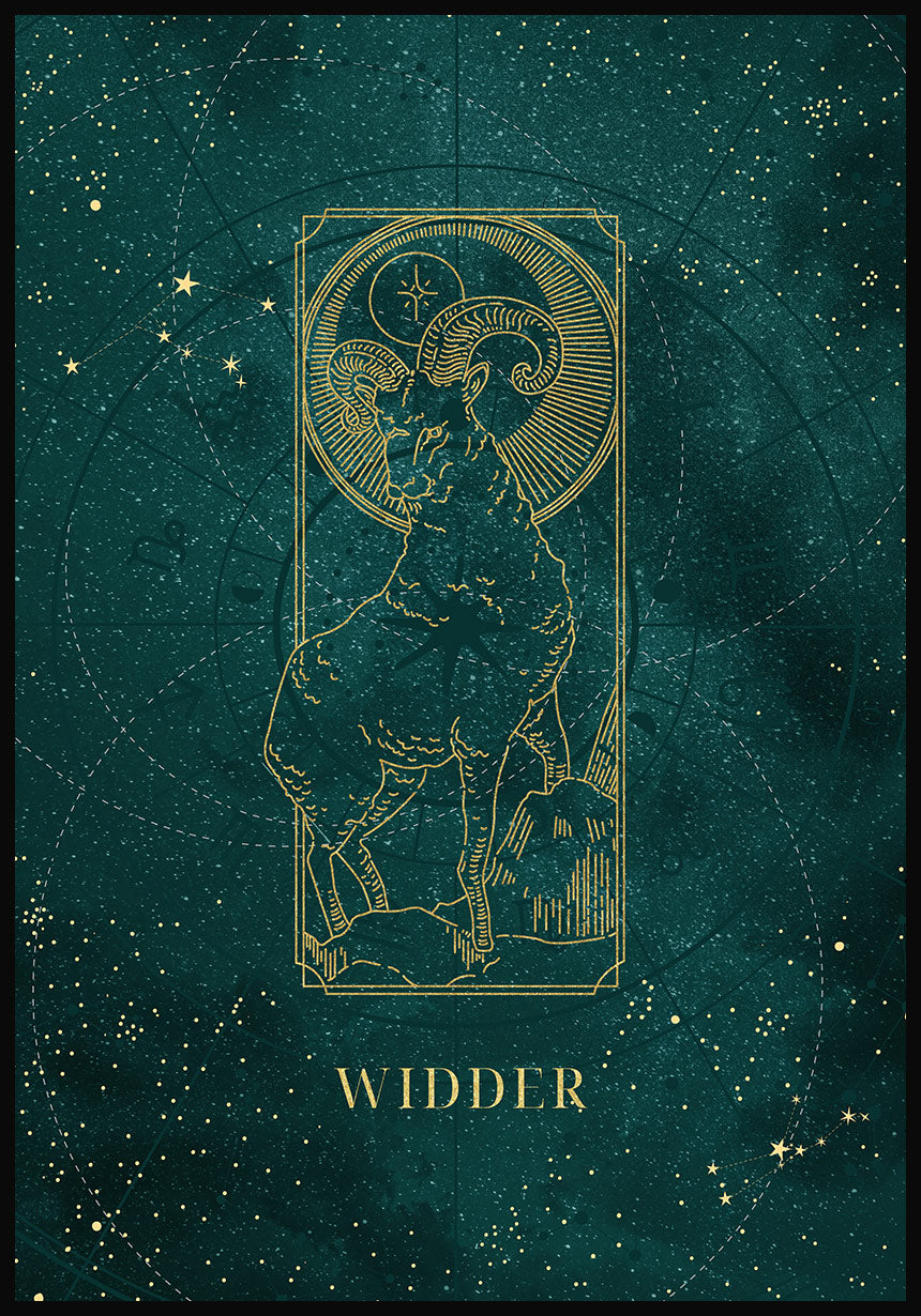 Zodiac sign poster