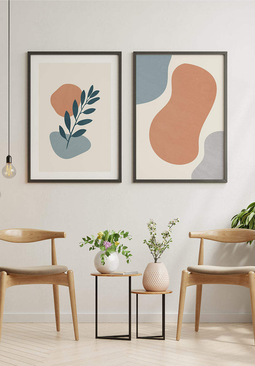 Organic Shapes No2 Poster Wall Deco