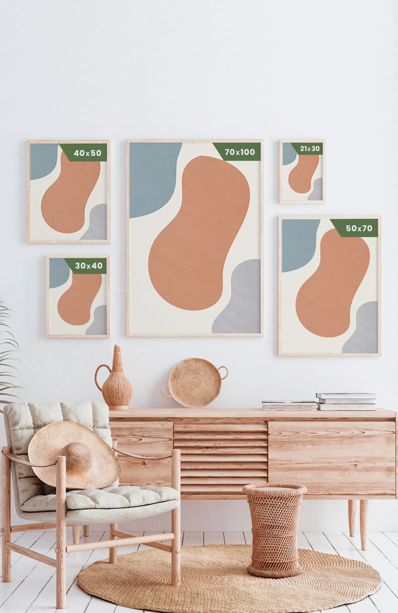 Organic Shapes No2 Poster Sizes