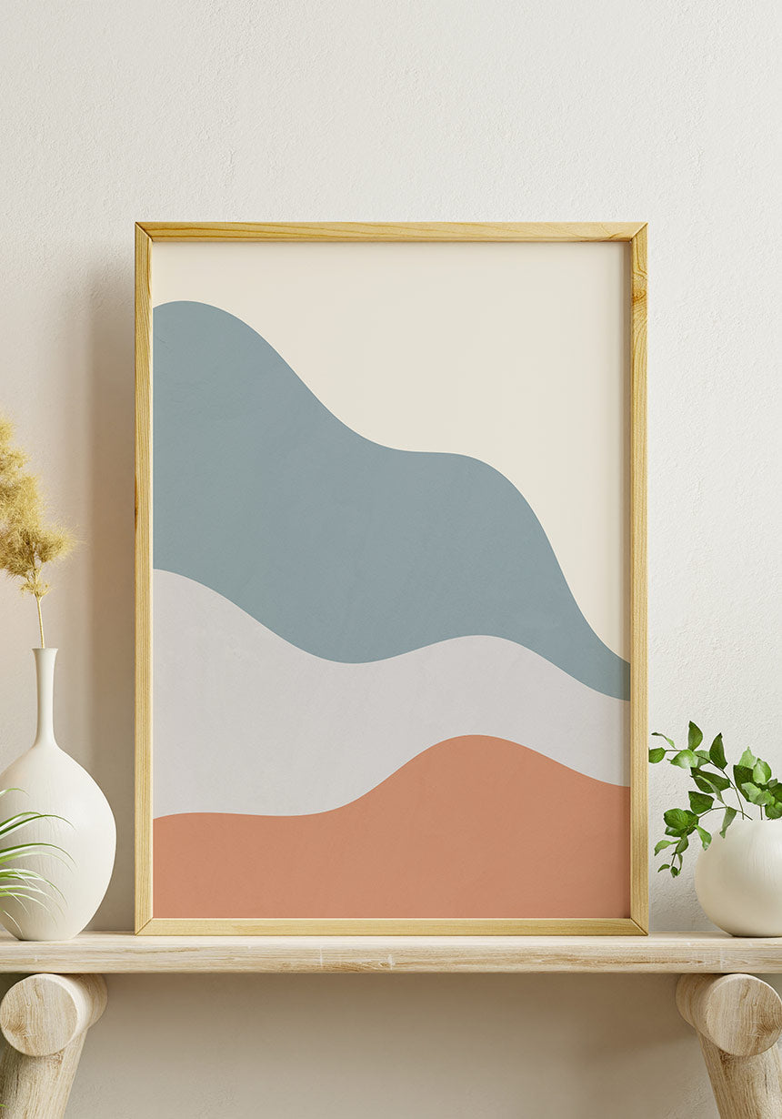 Organic Shapes No2 Poster in the WOhnzimmer