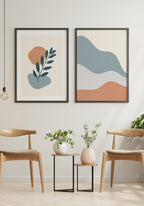 Organic Shapes No2 Poster Image Wall