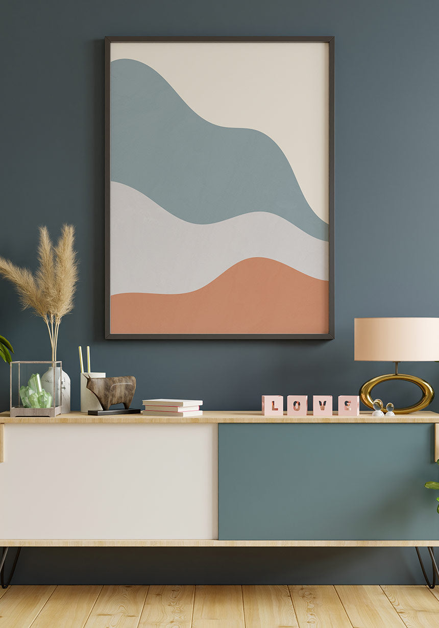 Organic Shapes No2 Poster for the Living Room