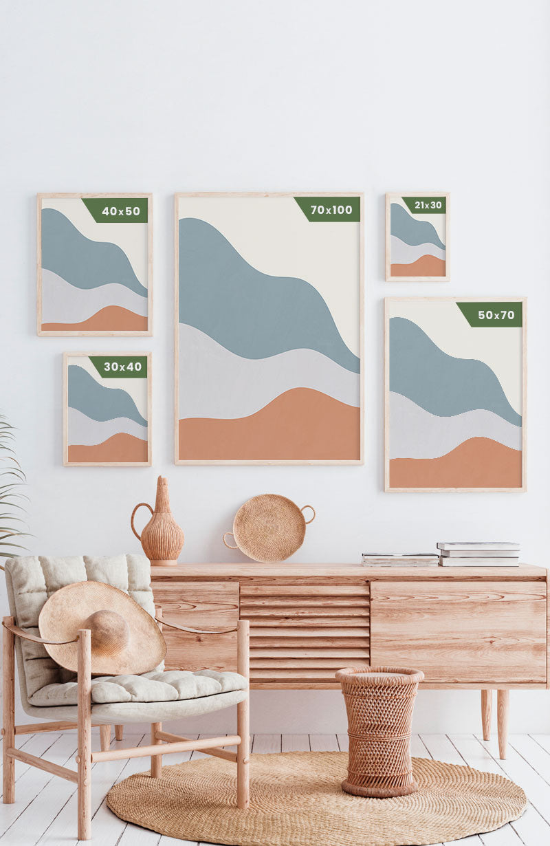 Organic Shapes No2 Poster Sizes