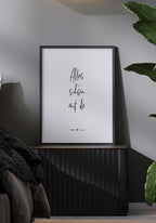 Poster personalisierbar alles schön mit dir im Schlafzimmer